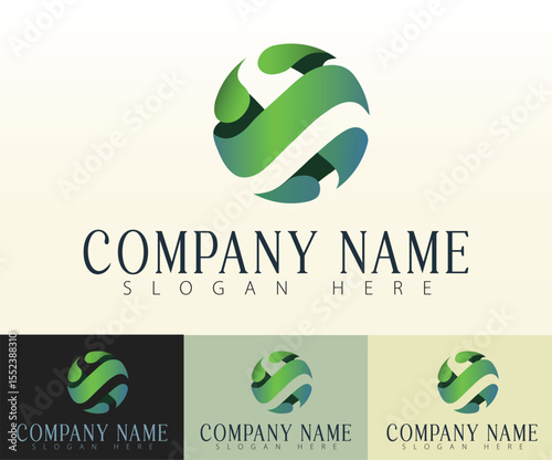 A creative classic sphere in logo design.