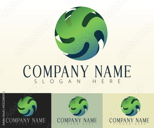 A sphere logo ideal for modern brands.