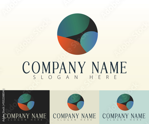 A logo featuring a unique orb-like design concept.