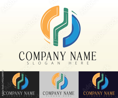 A logo for business branding.
