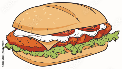 Delicious Crispy Chicken Sandwich A Culinary Delight