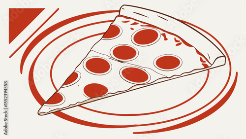 Delicious Pepperoni Pizza Slice A Culinary Delight