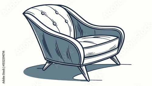 Elegant Armchair Design Comfortable Seating for Relaxation