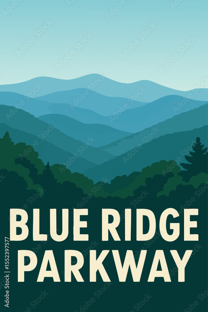 custom made wallpaper toronto digitalBlue Ridge Parkway Mountain Vistas
