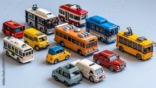 set of transport icons