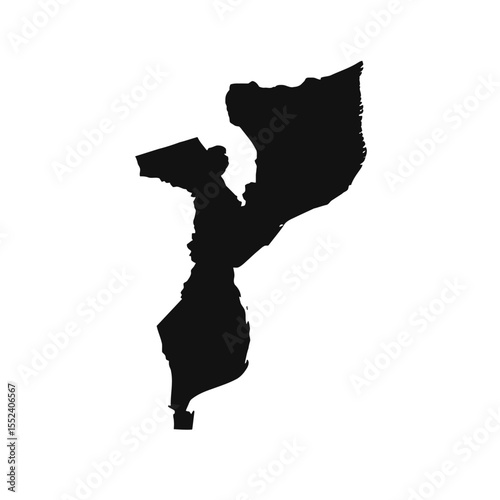 map of Mozambique