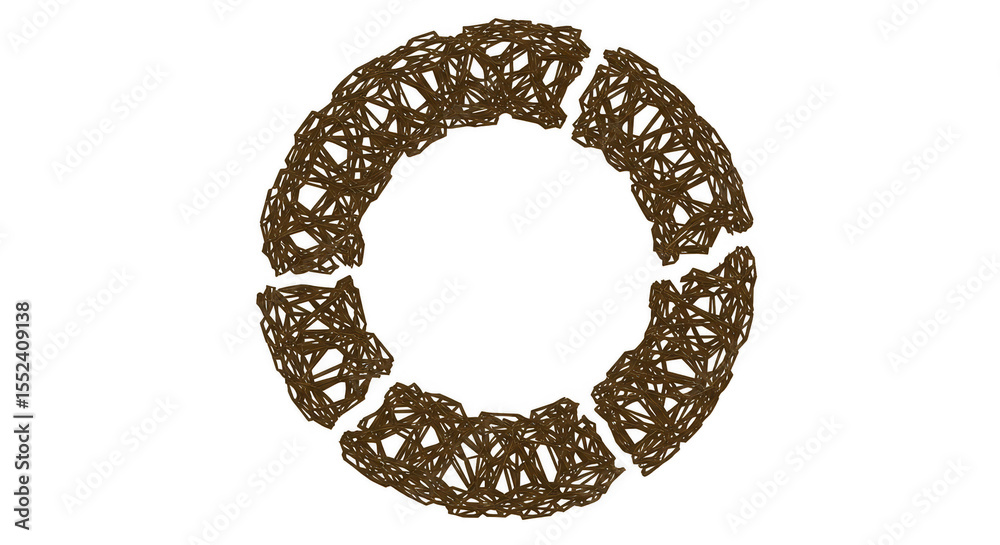Brown Glitter Ring Abstract Background Texture Decoration Design Brown Glitter Ring Abstract Background Texture Decoration Design