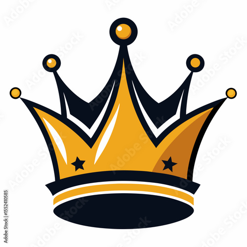 golden crown vector