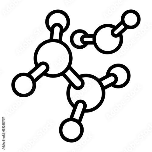 molecule Line Icon