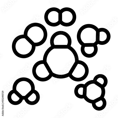 molecule Line Icon