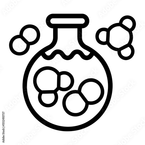 molecule Line Icon