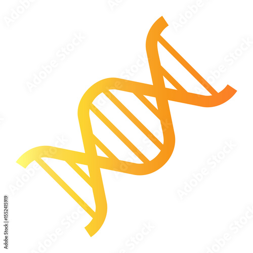 molecular Line Gradient Icon