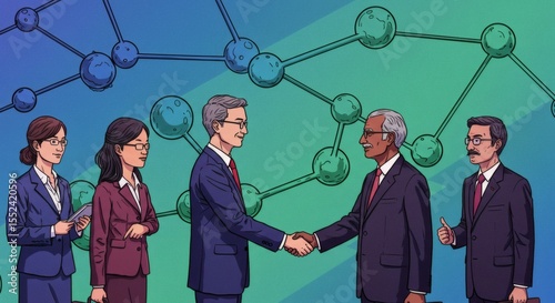 group of business people
