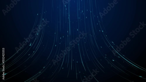 Data upload network and current flow Video Animated Background