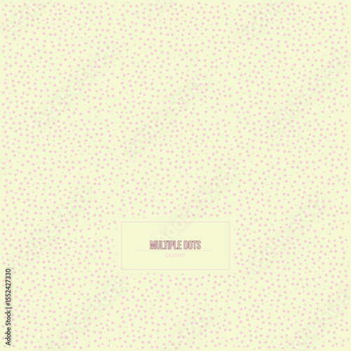 multiple dots pattern with beautiful pastel color of yellow and pink