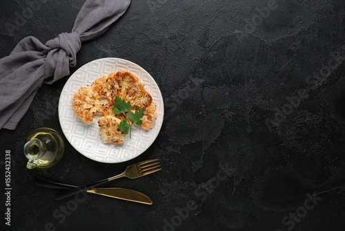 Roasted cauliflower steaks ...