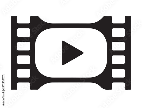  simple, universal "play" icon, likely a vector graphic, suggesting media playback, video, audio, starting, and digital content.