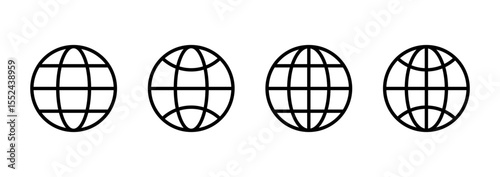 Web icon logo design. go to web sign and symbol. web click icon. Global search icon