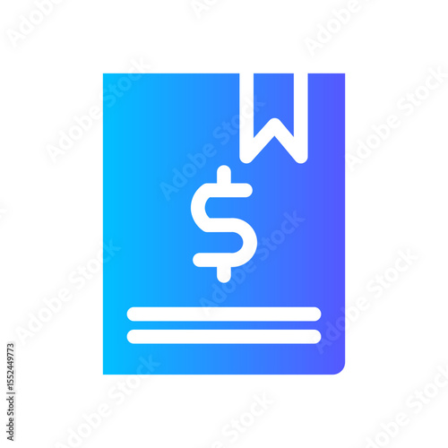 bookkeeper gradient icon
