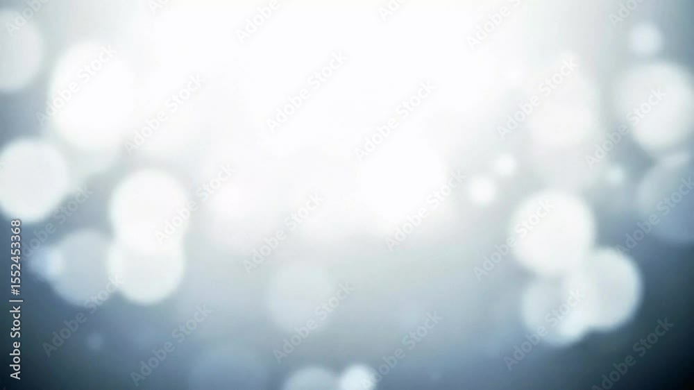 Silver bokeh background animation loop for presentations and video projects seamless and high quality