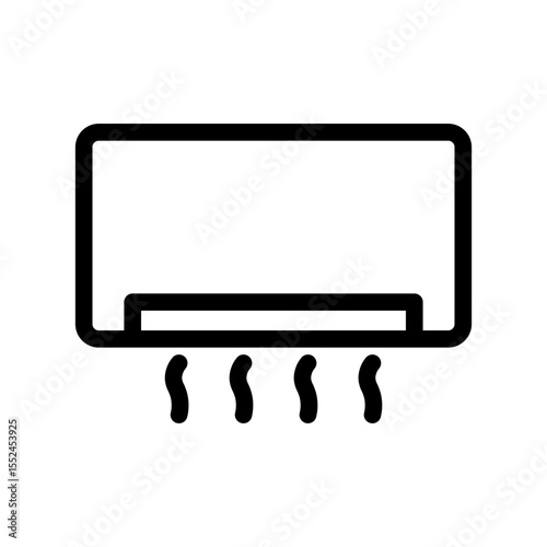 air conditioner line icon
