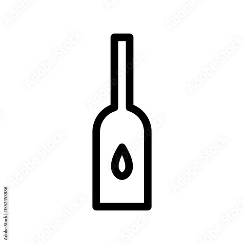 bottle line icon