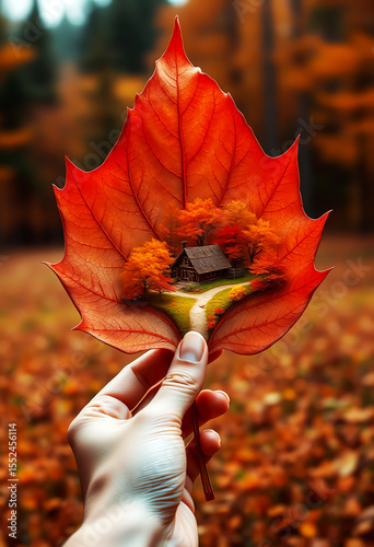 Autumn Leaf Cottage A Cozy Retreat in Nature’s Embrace