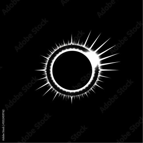 A solar eclipse casting strange otherworldly shado...