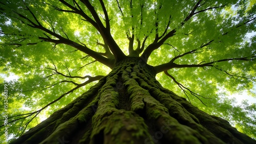 Fototapeta Naklejka Na Ścianę i Meble -  green tree in the forest