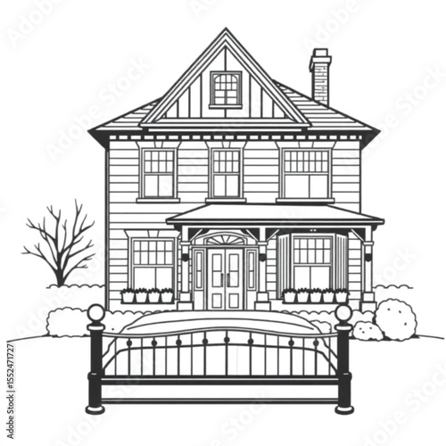 A bed and breakfast in a converted Victorian house