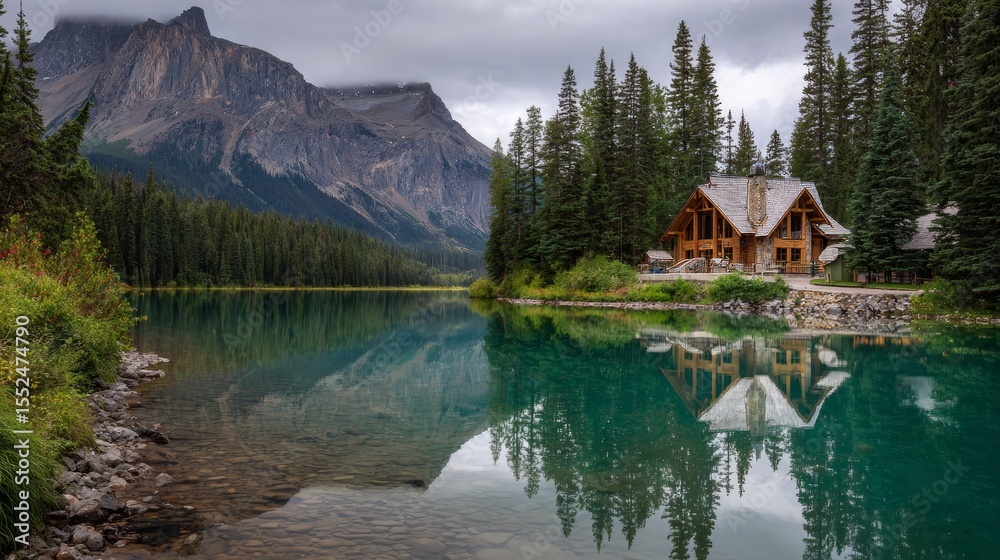 Fototapeta premium Emerald Lake,Yoho National Park in Canada 