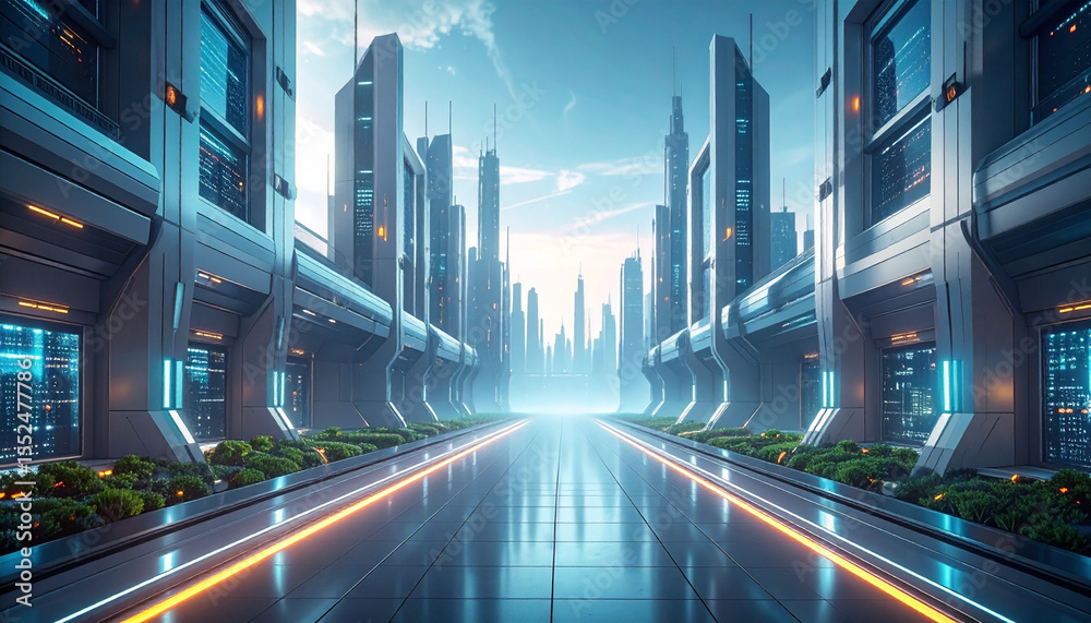 Fototapeta premium 未来都市
