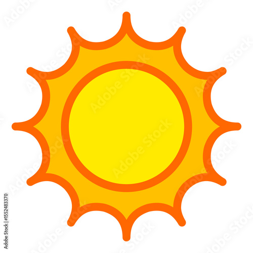 abstract sun vector illustration