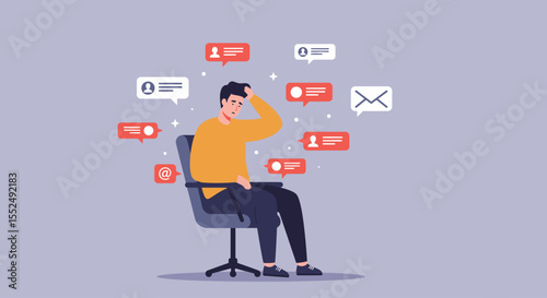 Overwhelmed by Notifications Managing Digital Overload and Stress