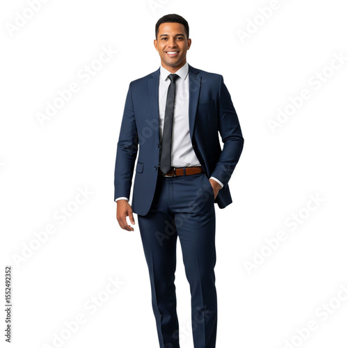 confident smiling business professional