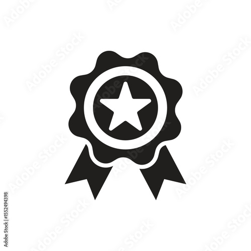 Award sportive recognition symbol badge star template