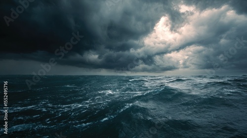 The Stormy Power Of The Vast Open Ocean