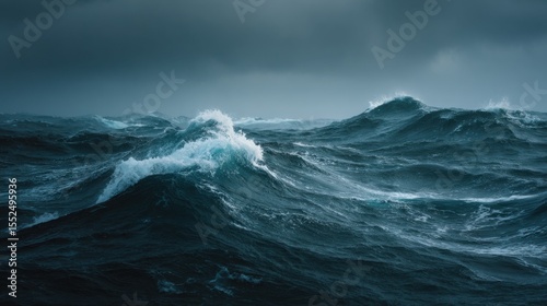 The Turbulent Power Of A Stormy Open Ocean
