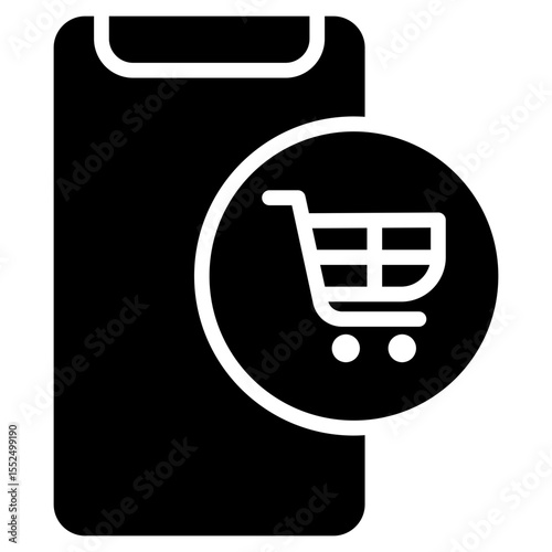 in-app purchases glyph icon
