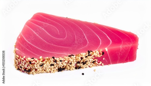 Delicious Tuna Steak Seared to Perfection with Sesame Seeds A Fresh and Healthy Seafood Dish