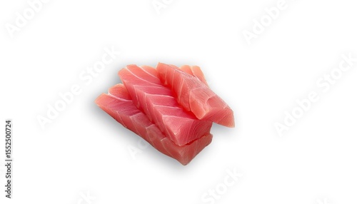 Fresh Sashimi Tuna Slices Ready for Sushi Preparation High Resolution Image