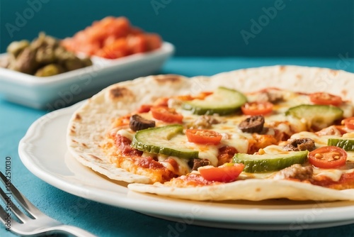 Vegan Tortilla Pizza