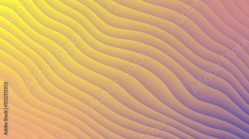 Diagonally flowing yellow purple waves ideal for branding, backgrounds, and abstract design projects with a vibrant and dynamic aesthetic.