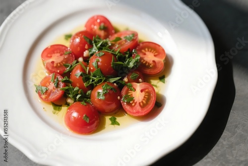 Delicious Marinated Tomato Salad