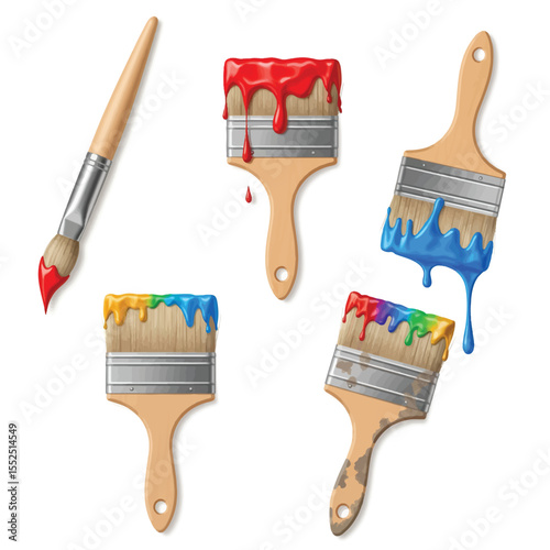 brush and paint