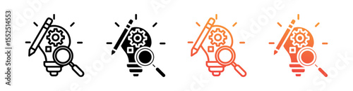 Modification Multi Style Icon Set Vector 