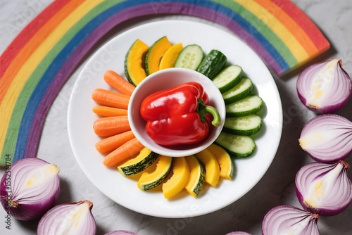 Rainbow Veggie Bowl 