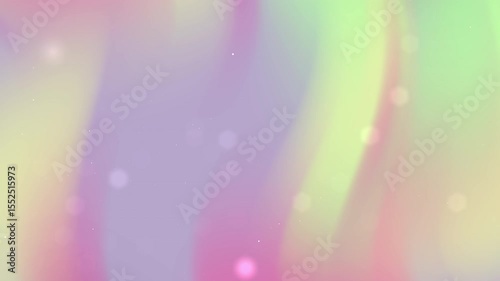 Pastel rainbow blur with bokeh lights ideal for background designs or festive and whimsical concepts, adding dreamy and colorful touch.