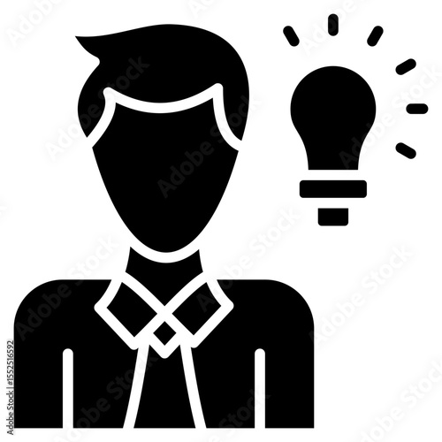 Idea glyph icon
