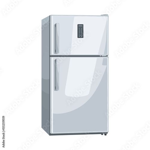 refrigerator isolated on white